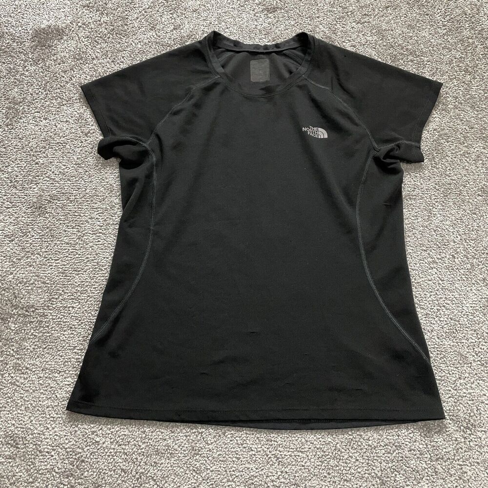The North Face Active Top Womens Small Black Short Sleeve Round Neck Running Gym